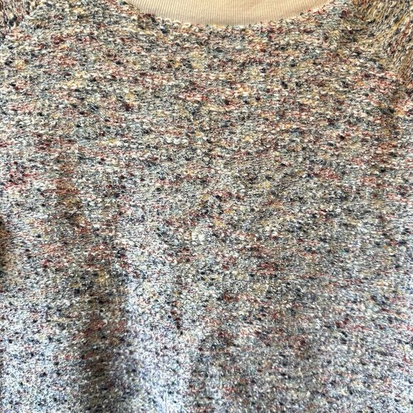 Cooperative Sweater M Multicolor Textured Crew Neck Pullover Cotton Blend - Picture 7 of 9